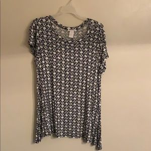Honey and Lace size large T-shirt tunic